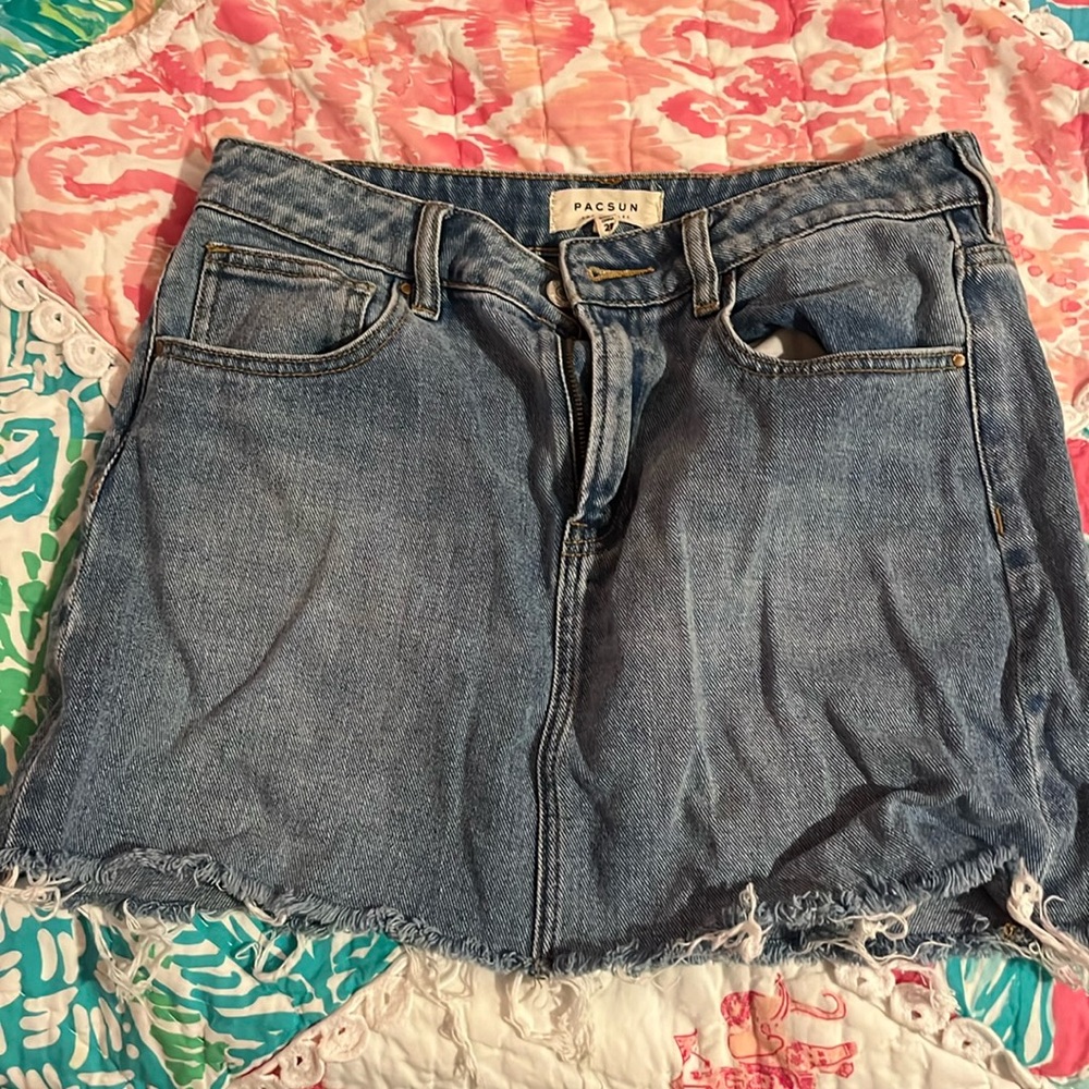 Pacsun Jean Skirt
